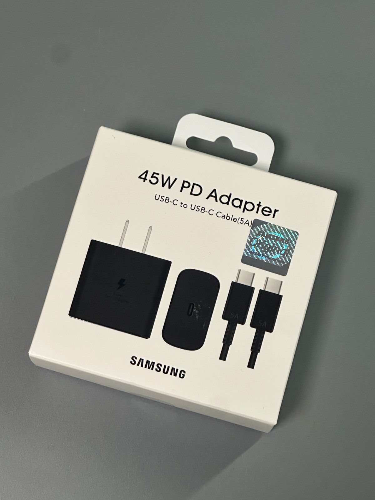 NEW Samsung Galaxy 45 Watts USB-C Super Fast Charging Wall Charger + Cable