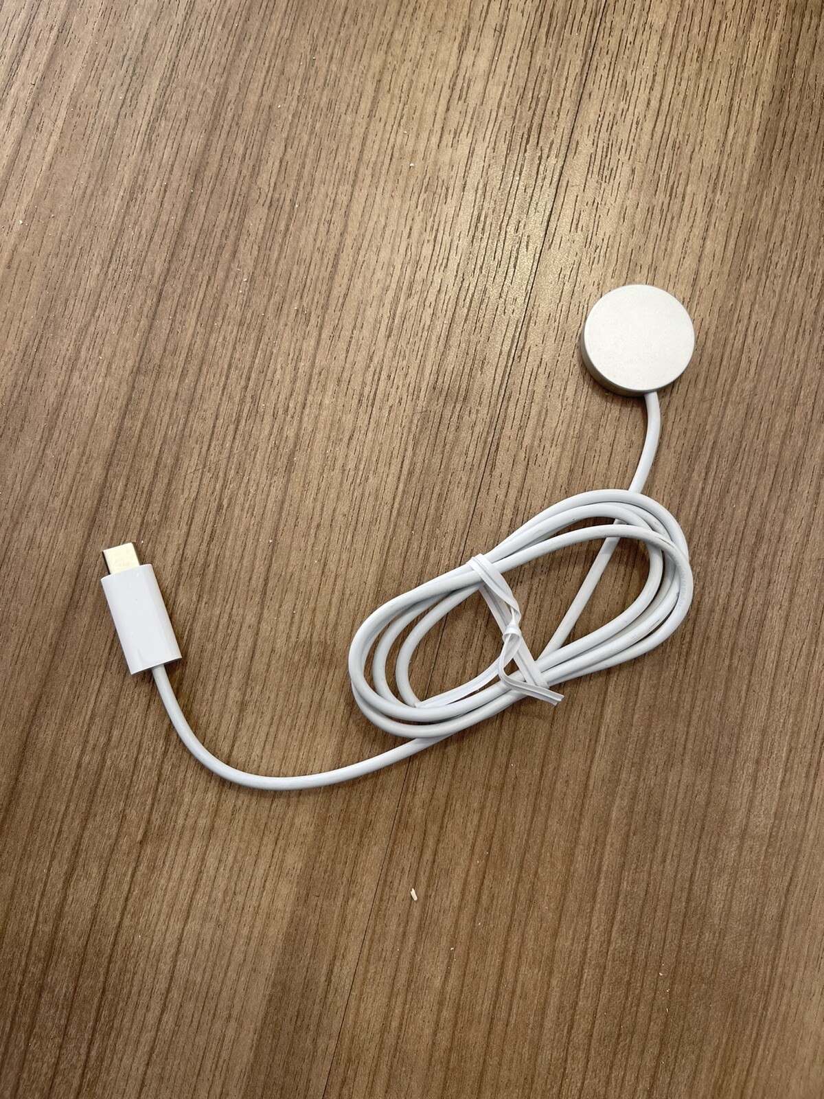 Apple OEM A2515 USB-C Magnetic Watch Charger 1M (3.3ft) White/Aluminum *B Grade*