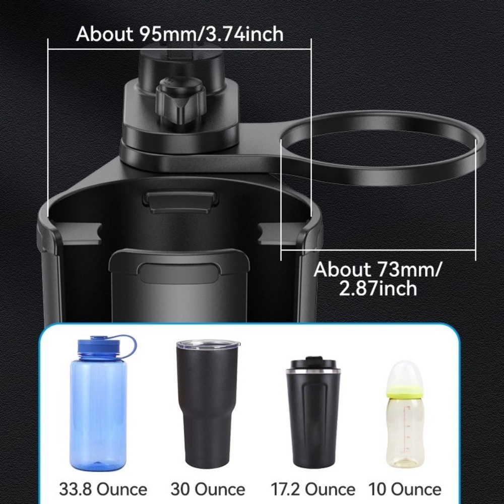 2 in 1 Universal 360 Rotation Car Mounts Stand Magnetic Phone Holder Cup Holder
