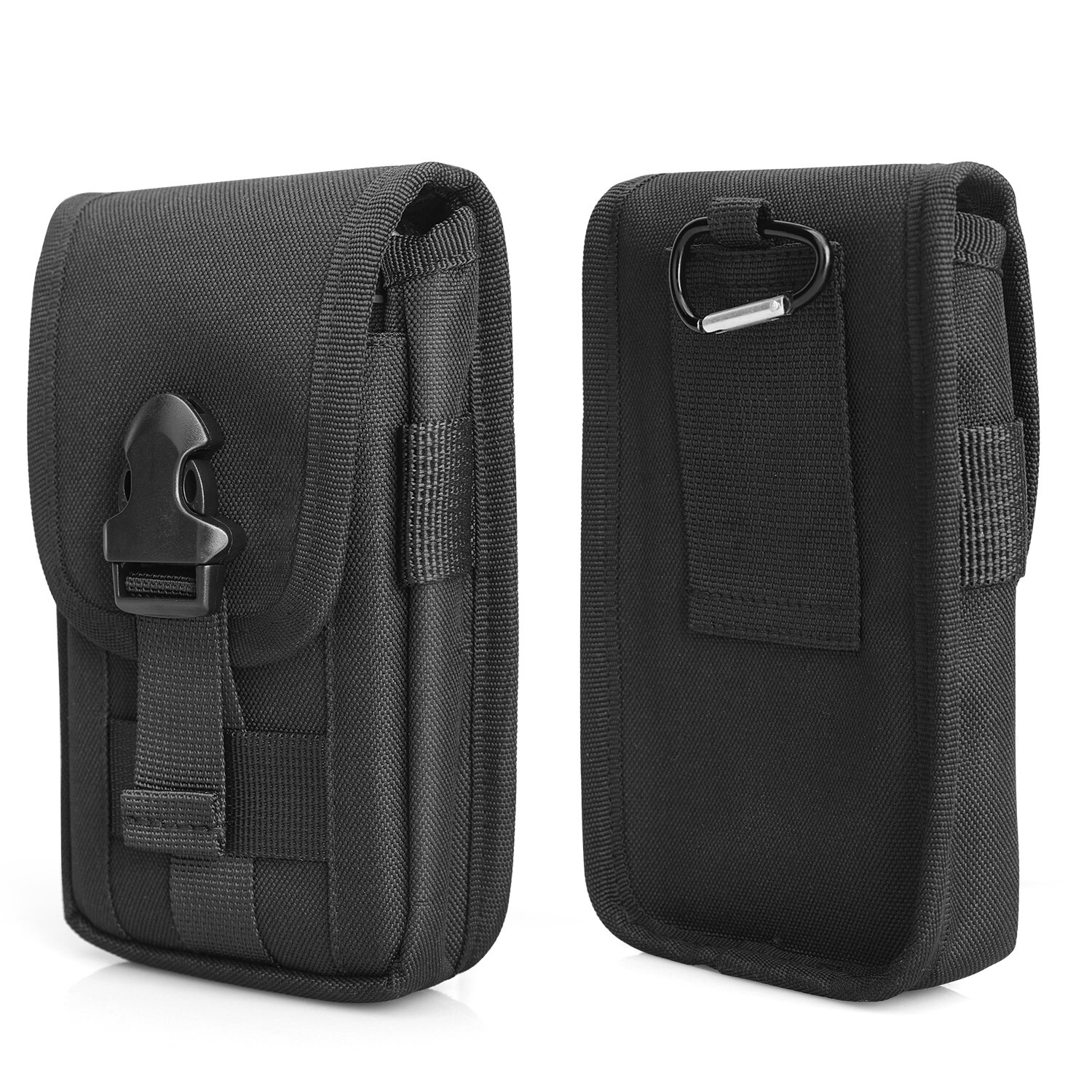Cell Phone Holster Pouch for iPhone Samsung Oxford Wallet Case With Belt Loop US