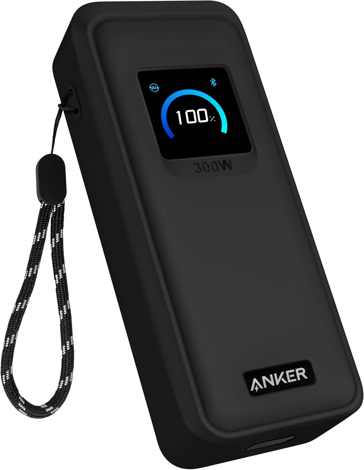 Soft Silicone Cover for Anker Prime Power Bank Case 26,250Mah 3-Port, Flexible S