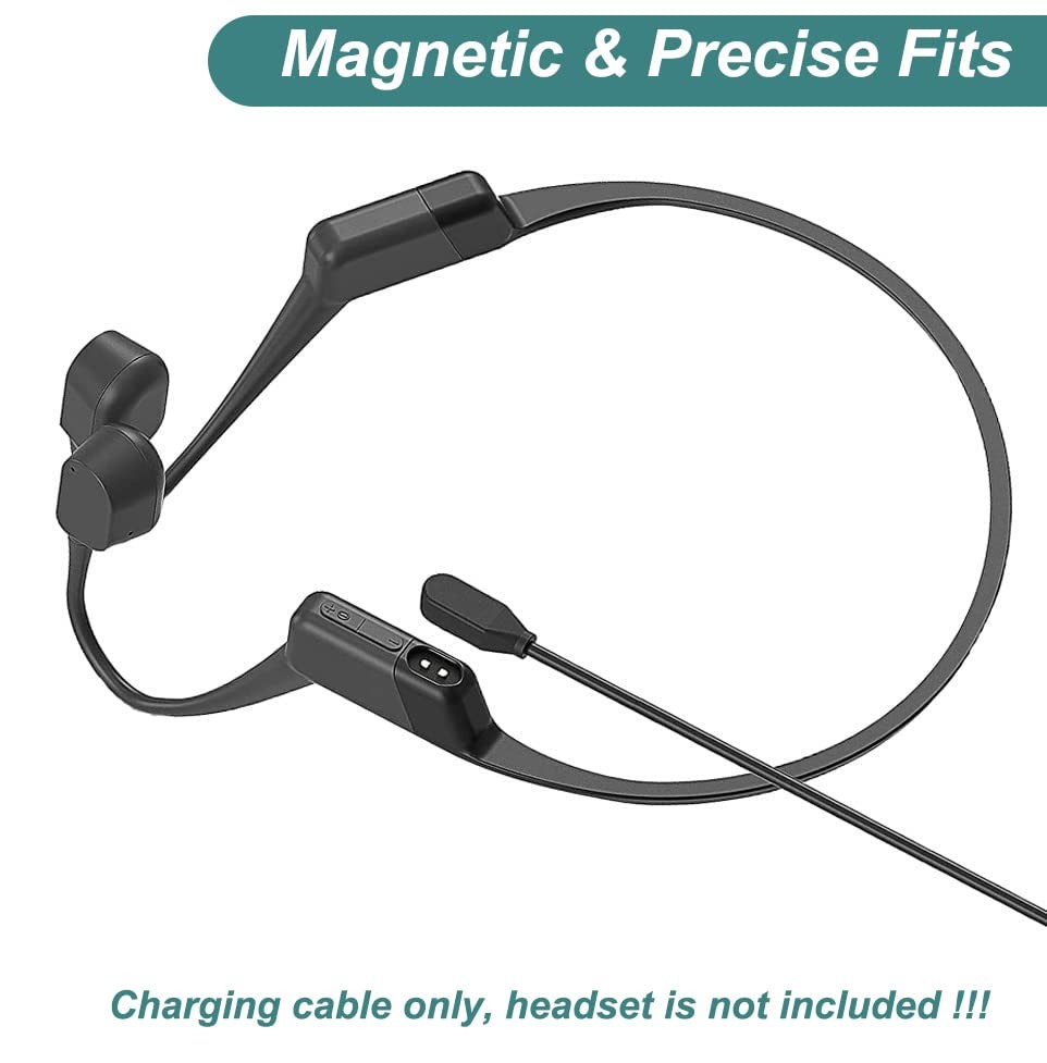 Magnetic Charging Cable Cord for After-Shokz Aeropex Open Run/Comm Headphone Lot