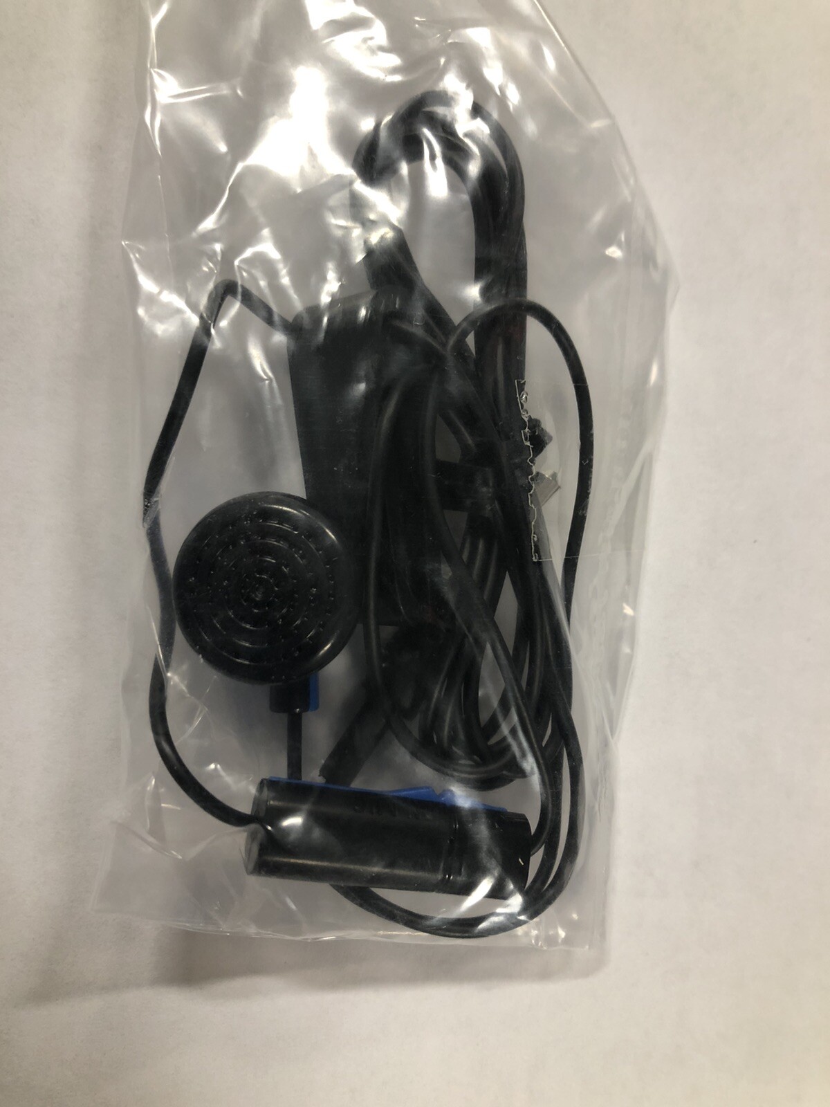 3.5mm Mono Single Black Earbud Earphone w/Microphone Mic For Phone & Gaming, 4PK