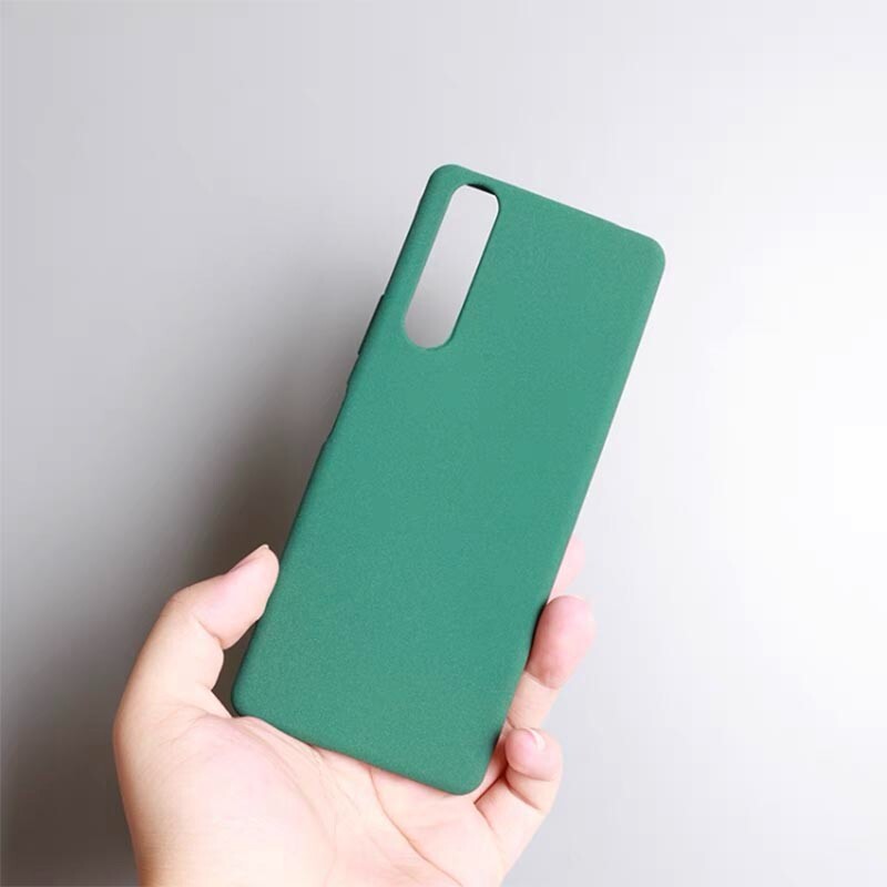 For Sony Xperia 1II 5 5II 10II 10III RockSand Matte Rubber Silicone case cover