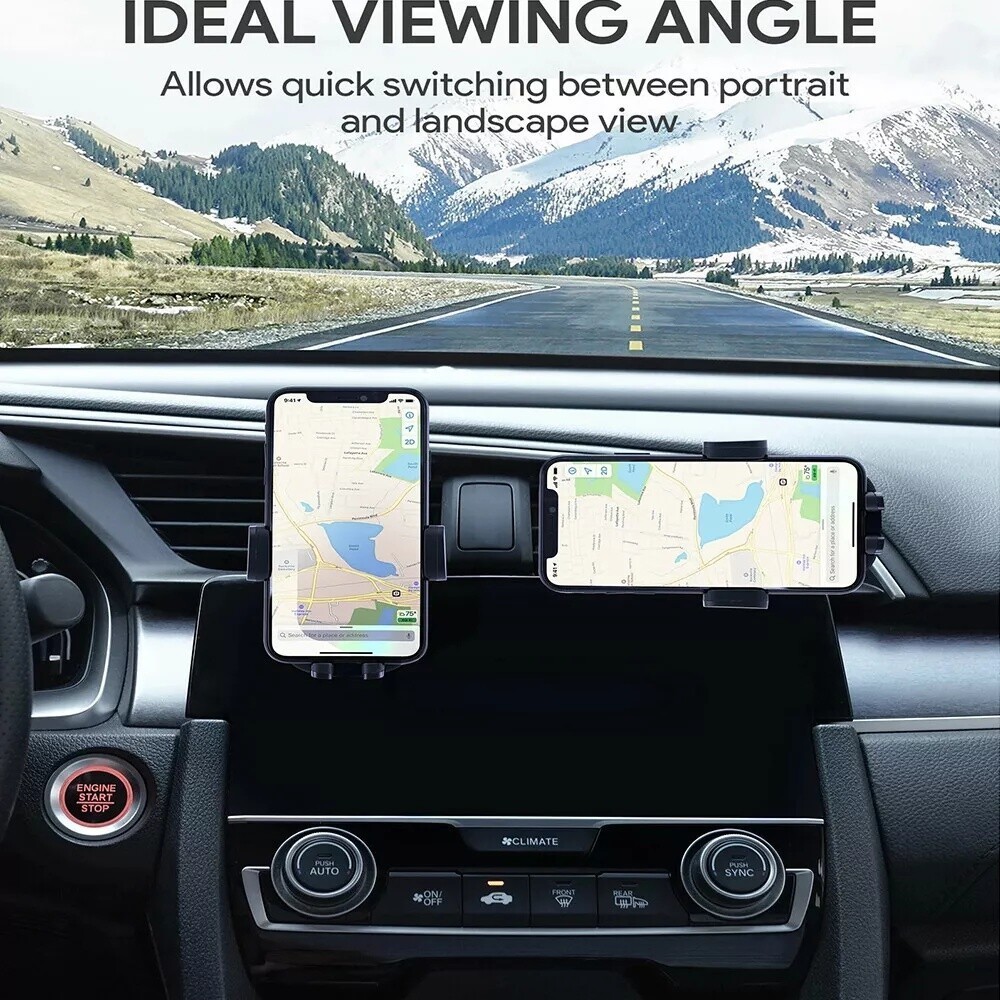 Universal Car Mount Air Vent Phone Holder for iphone 16 15 14 13 Pro Samsung GPS
