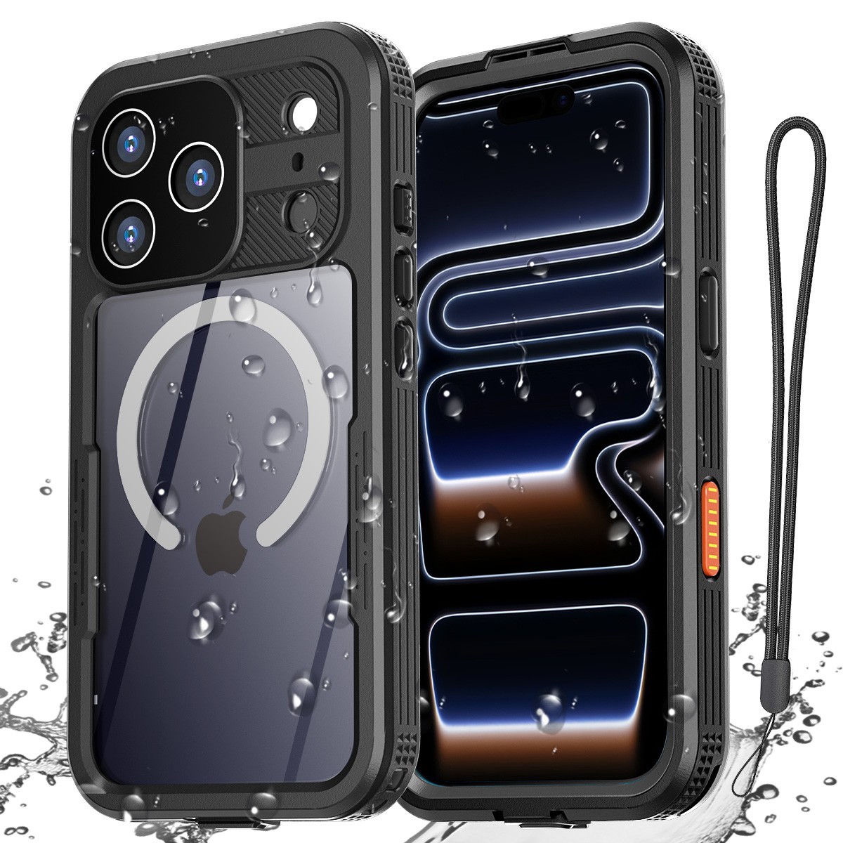 For iPhone 17 Pro Max 17 Pro MagSafe Waterproof Case Shockproof Heavy Duty Cover