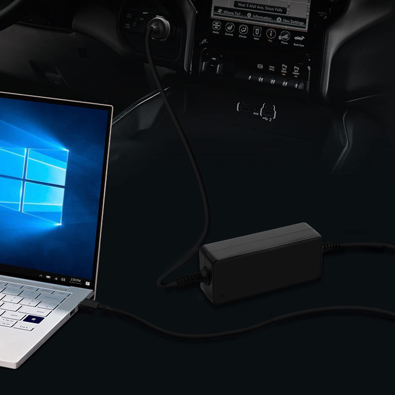 AC/DC Adapter Charger Car Laptop Power Supply 90W & 65W Type C USB-C Universal