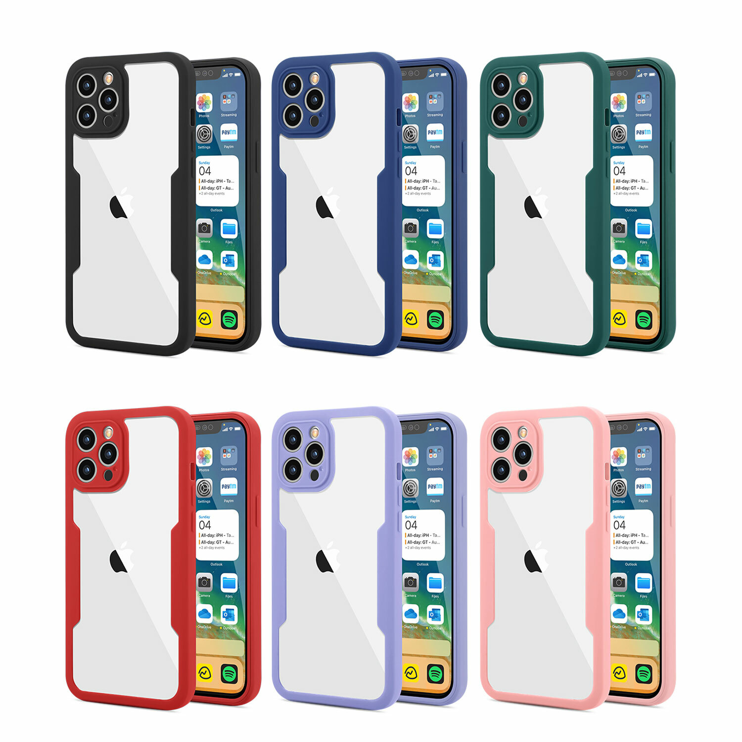 360° Full Clear Case Fr iPhone 16 15 14Pro Max 13 12 11 ScreenProtector Cover