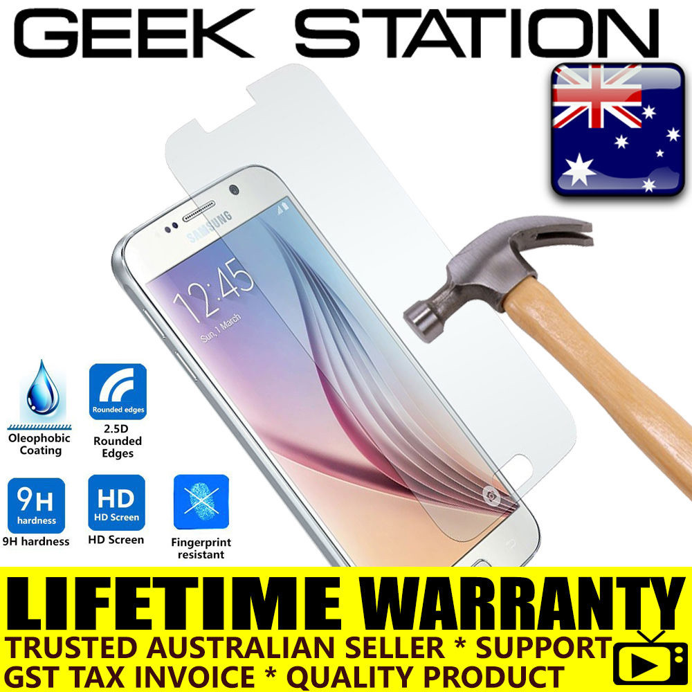 for Samsung s6 toughened Tempered Glass Screen Protection money back g’tee