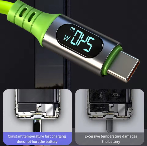 240W USB-C to C Cable PD Super Fast Charging Digital Display iPhone 17 Pro MacBo