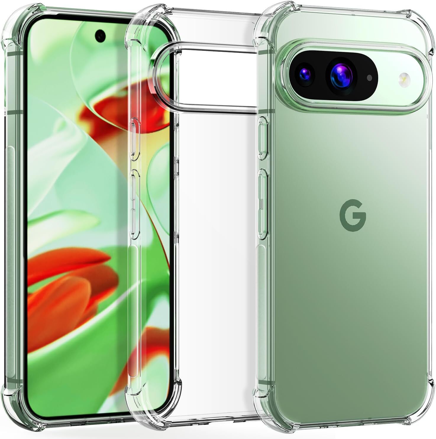 For Google Pixel 6/6A/7/7A/8/8A/9 Pro XL Case Clear Slim Shockproof TPU Cover