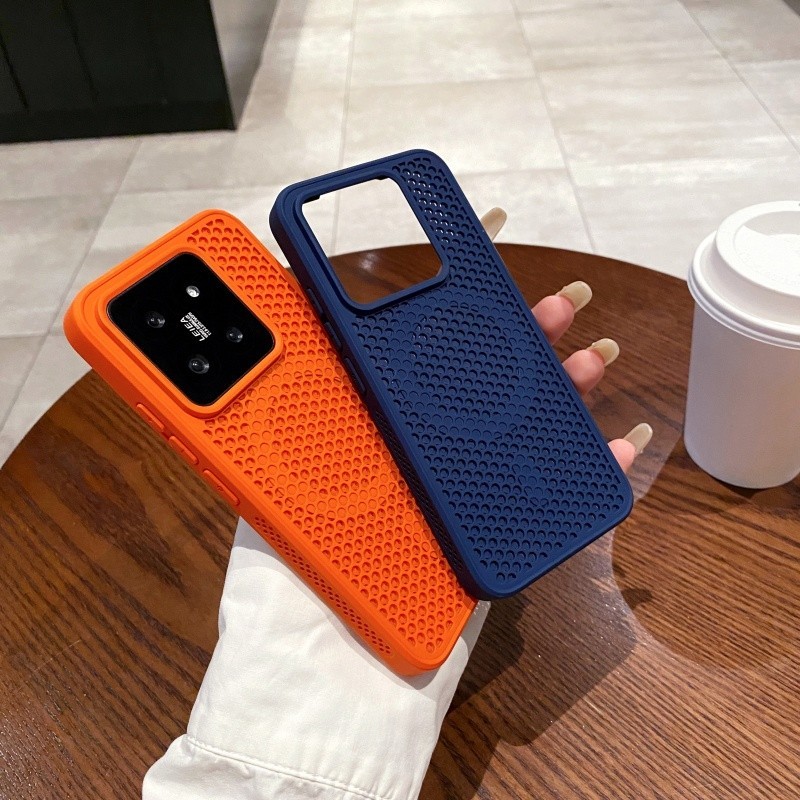 Magnetic Heat Dissipation Breathable Back Case For Xiaomi 17 Pro Max 14 15 Pro