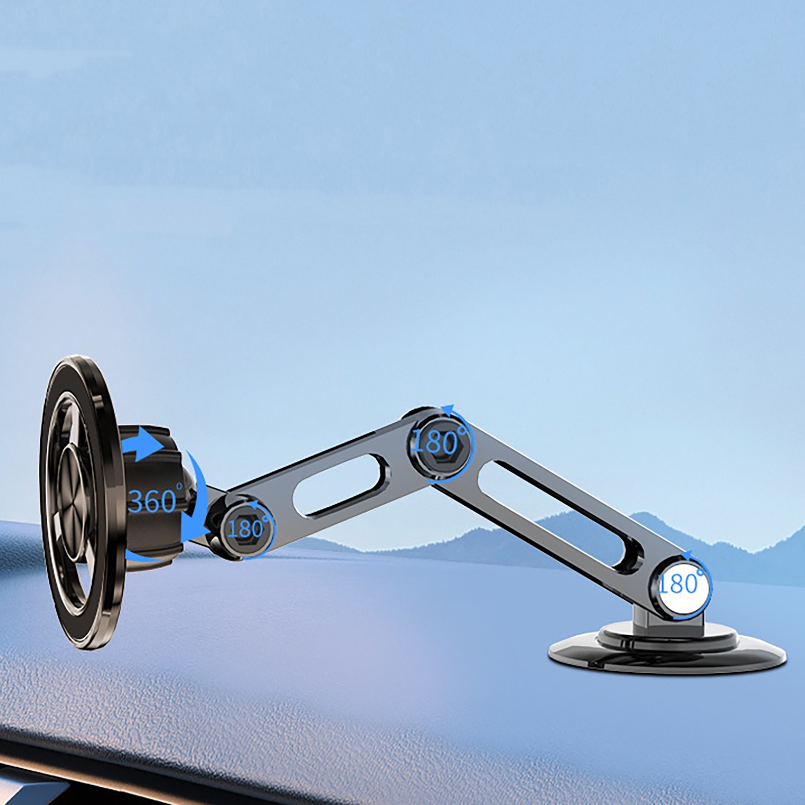 360° Pro Flexible Magnetic Car Phone Holder Mount Strong Magnet Suction Stand
