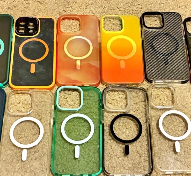 MagSafe Compatible Multicolor iPhone Cases
