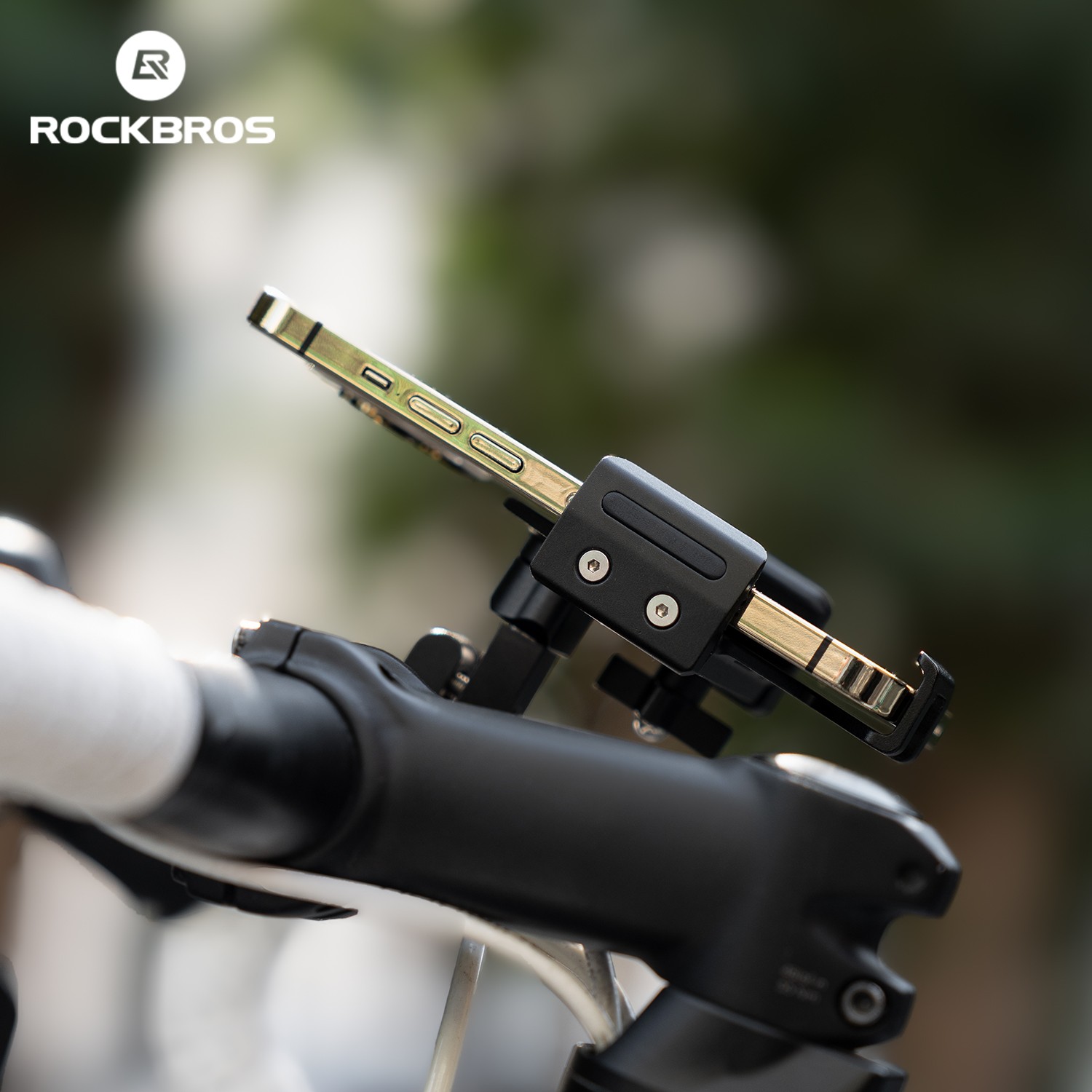 ROCKBROS Bike Phone Holder Stable 360° Adjustable MTB Road Bicycle Phone Mount