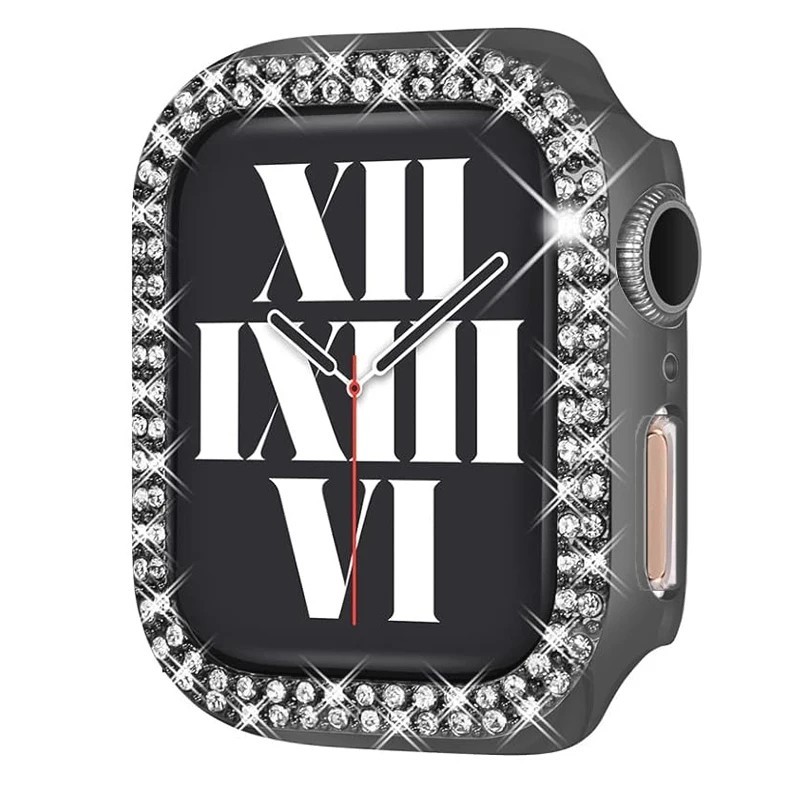 For Apple Watch 9/8/7/6/5/4/3/SE Diamond Bling Case Cover 38/40/41/42/44/45mm