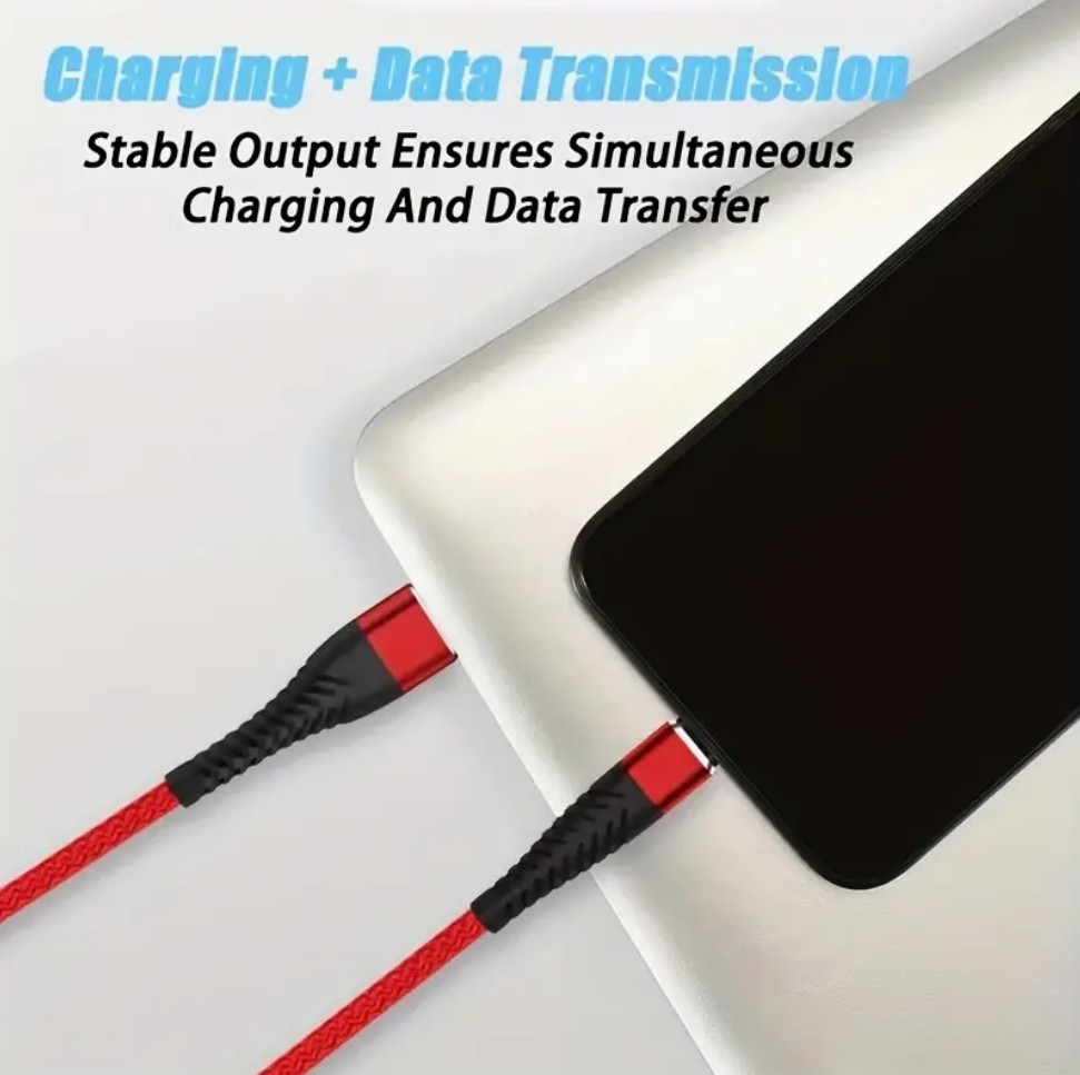 Heavy Duty Micro USB Fast Charger Data Cable Cord For Samsung LOT Android HTC LG