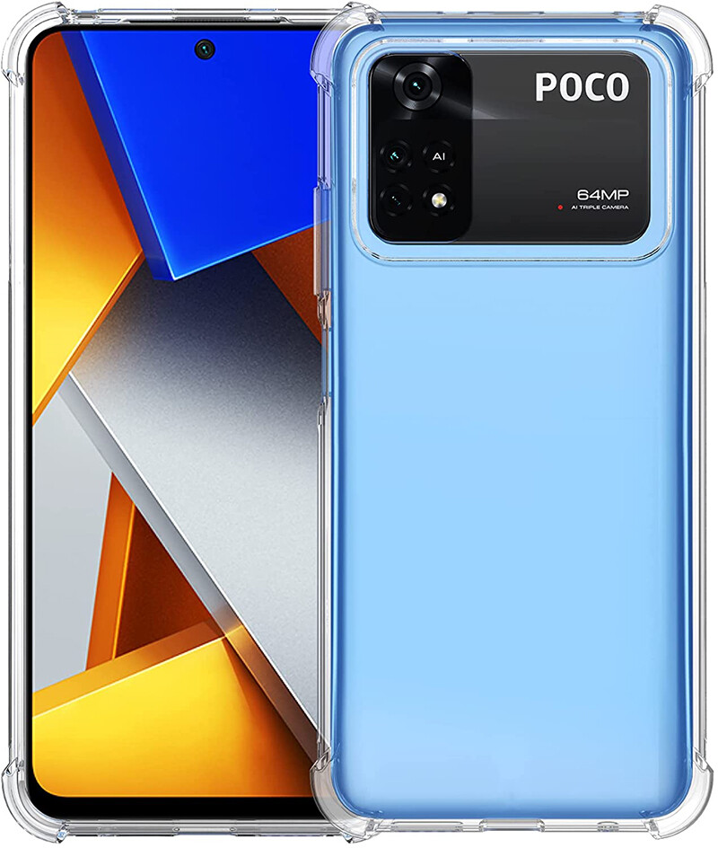 For Xiaomi Poco M5s M5 M3 M4 Pro 5G Clear Crystal Shockproof Gel TPU Case Cover