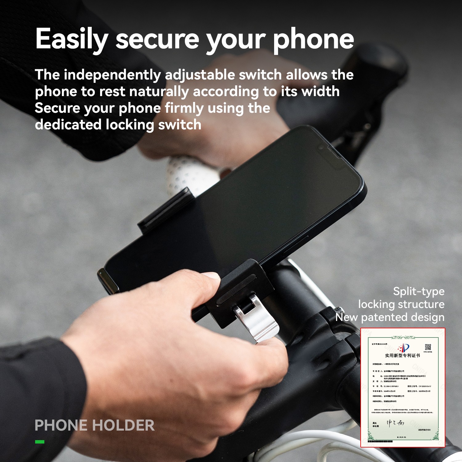 ROCKBROS Bike Phone Holder Stable 360° Adjustable MTB Road Bicycle Phone Mount