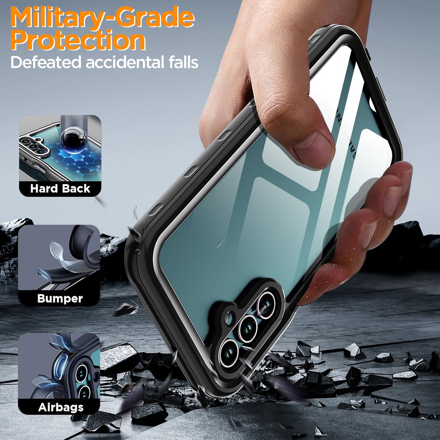 Waterproof Case For Samsung Galaxy A16 5G Heavy Duty Shockproof Underwater Cover