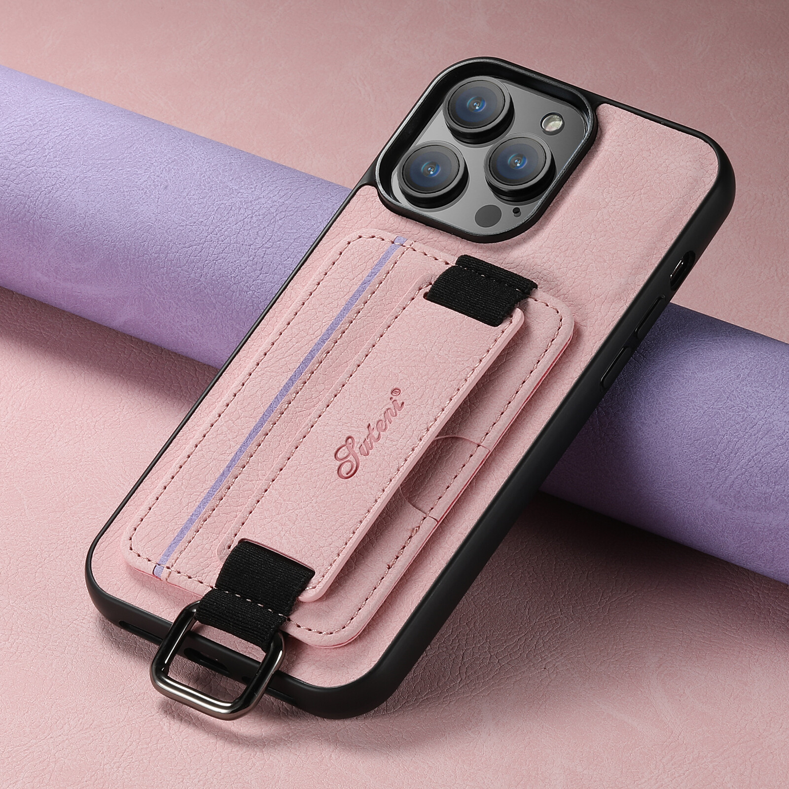 For iPhone 15 14 13 12 11 Pro Max XS XR Vintage Leather Card Case Stand Cover