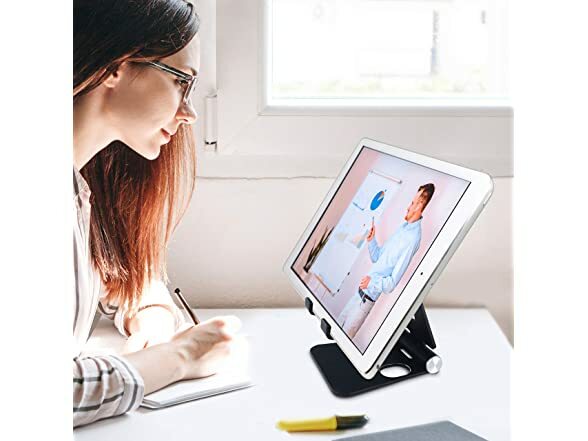 Aduro U-Rise Steel XL Foldable Aluminum Desktop Tablet Stand Mount Holder ROSE