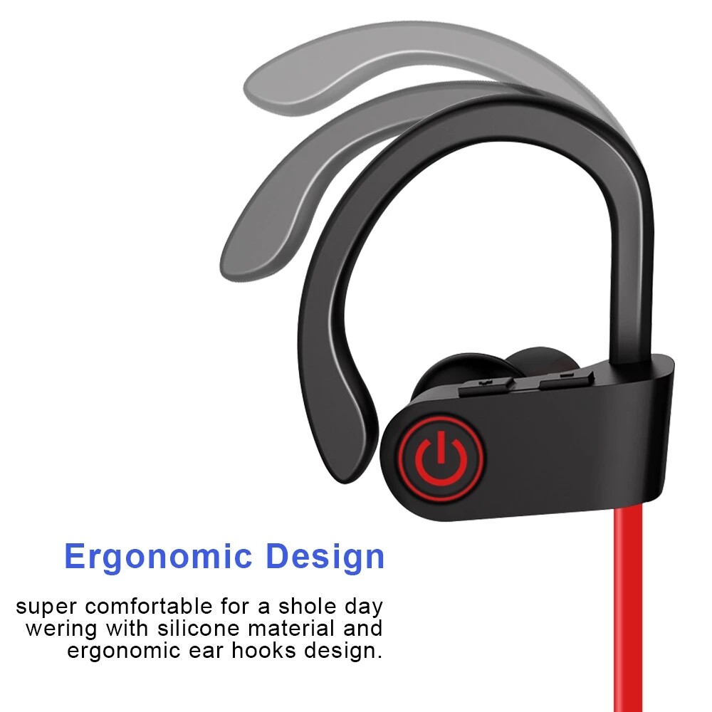 Waterproof Bluetooth 5.0 Earbuds Stereo Sport Wireless Headphones in Ear Headset
