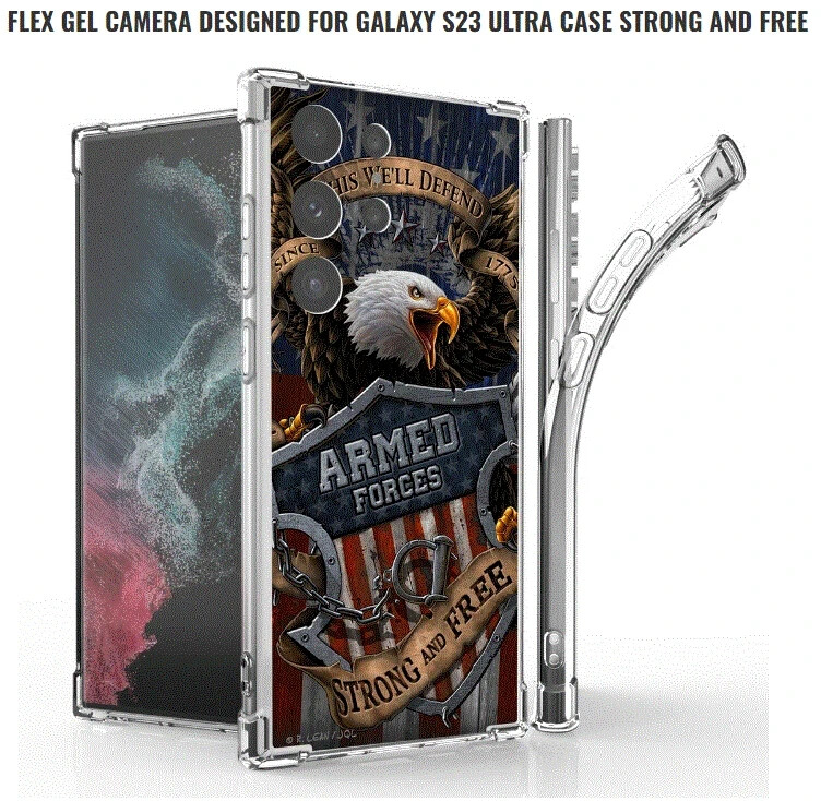 FLAG RED WHITE BLUE GREEN TPU Cover Case For Samsung Galaxy S23 S23+ S23 Ultra