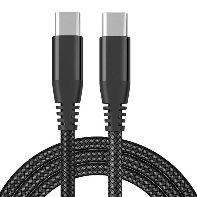 3/6/10FT Lot 60W Braided USB C Type-C Fast Charging Data SYNC Charger Cable Cord