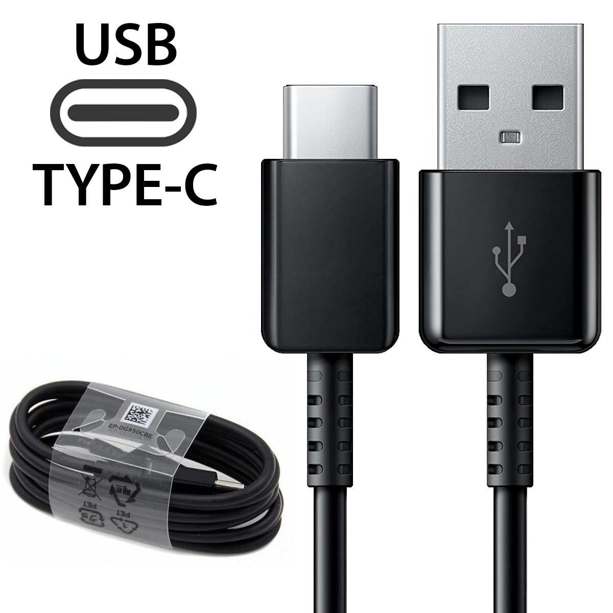 OEM USB Type C Data Cable Charging Cord USB-A to USB-C Charger For Samsung Lot
