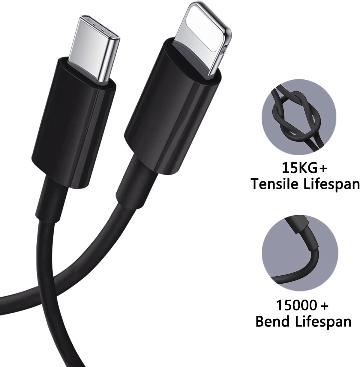 3FT/1M USB-C Charger Cable Charging Data Sync Cord For iPhone 13 Pro Max Mini 13