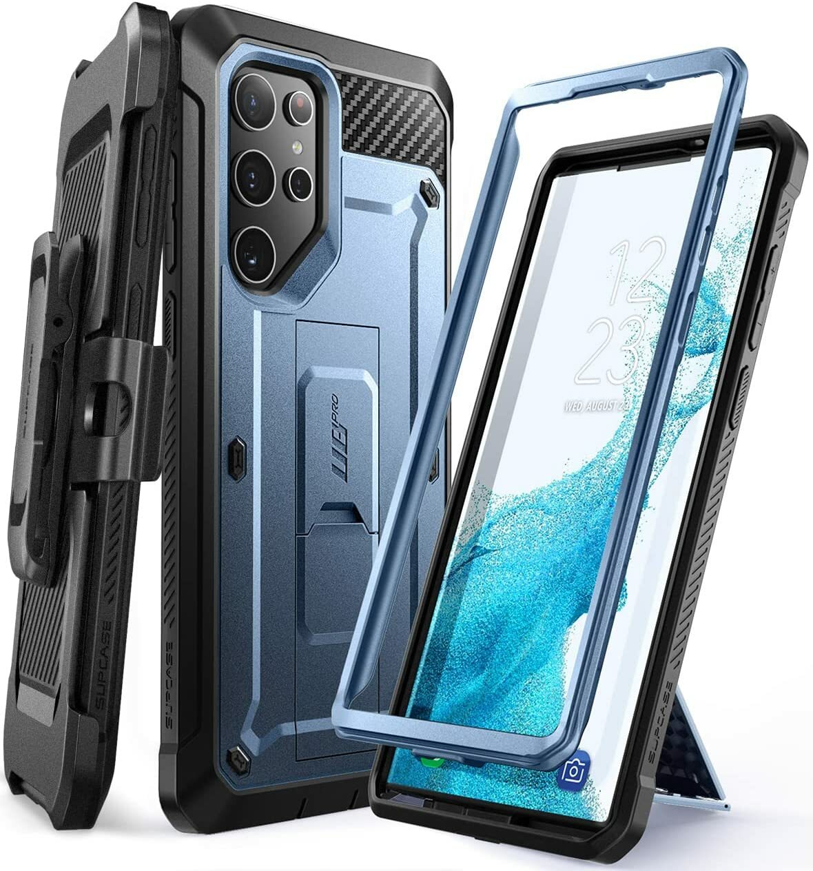 For Samsung Galaxy S22 Ultra 5G, SUPCASE Unicorn Beetle Pro Kickstand Case Cover