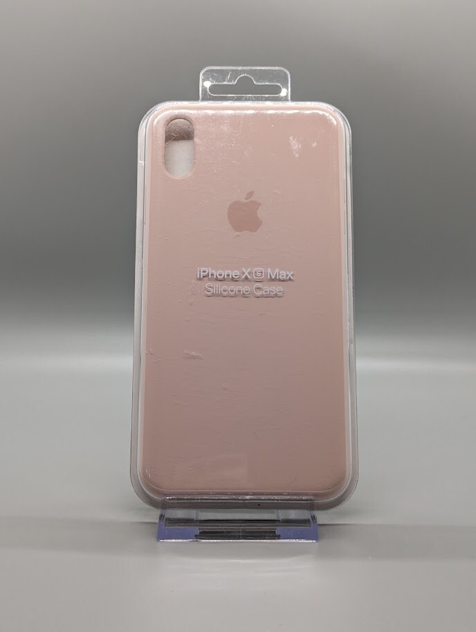 Genuine Apple Silicone Case for iPhone XS Max Pink Sand – New