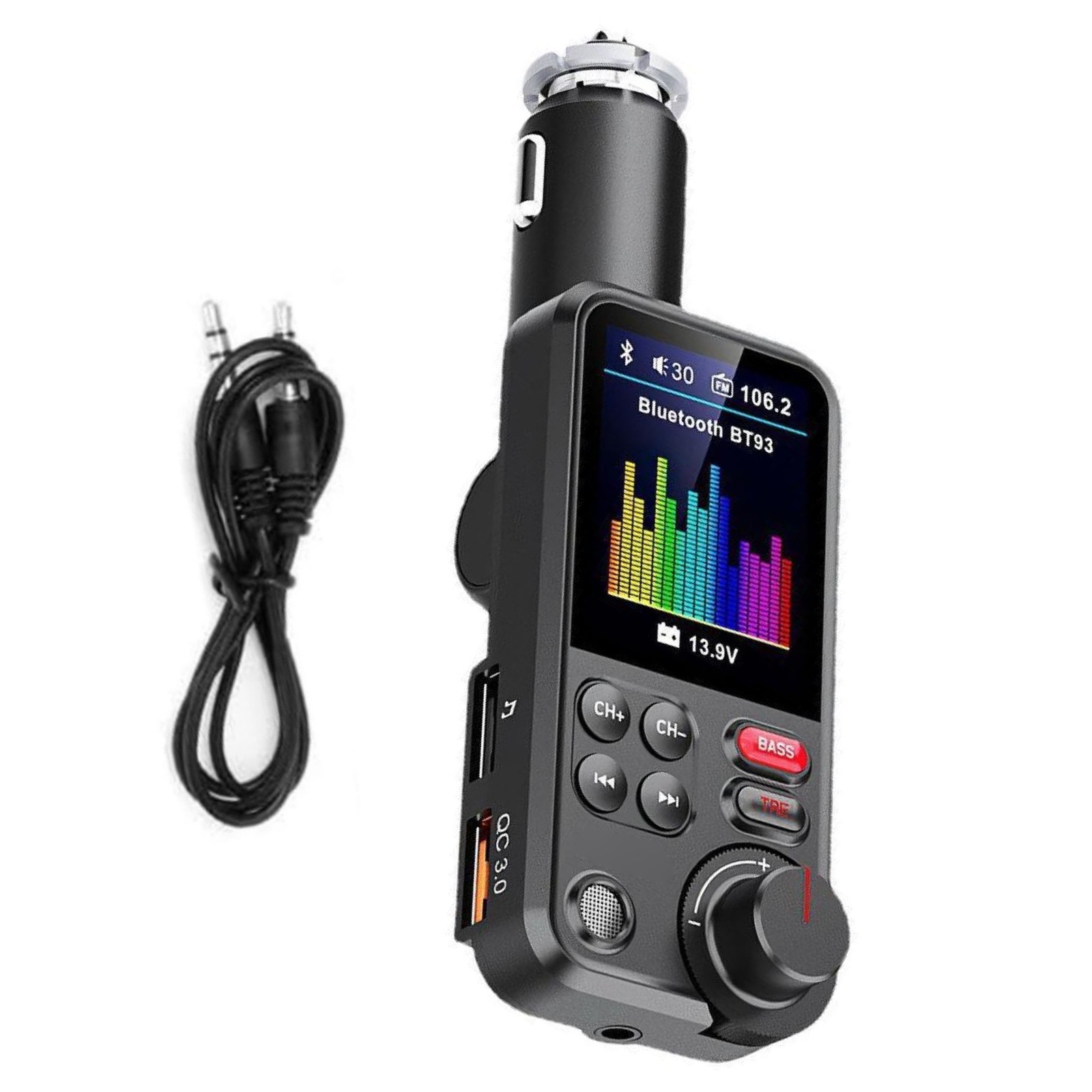 Bluetooth Car Kit MP3 Player FM Transmitter Wireless Radio Adapter 2 USB Charger
