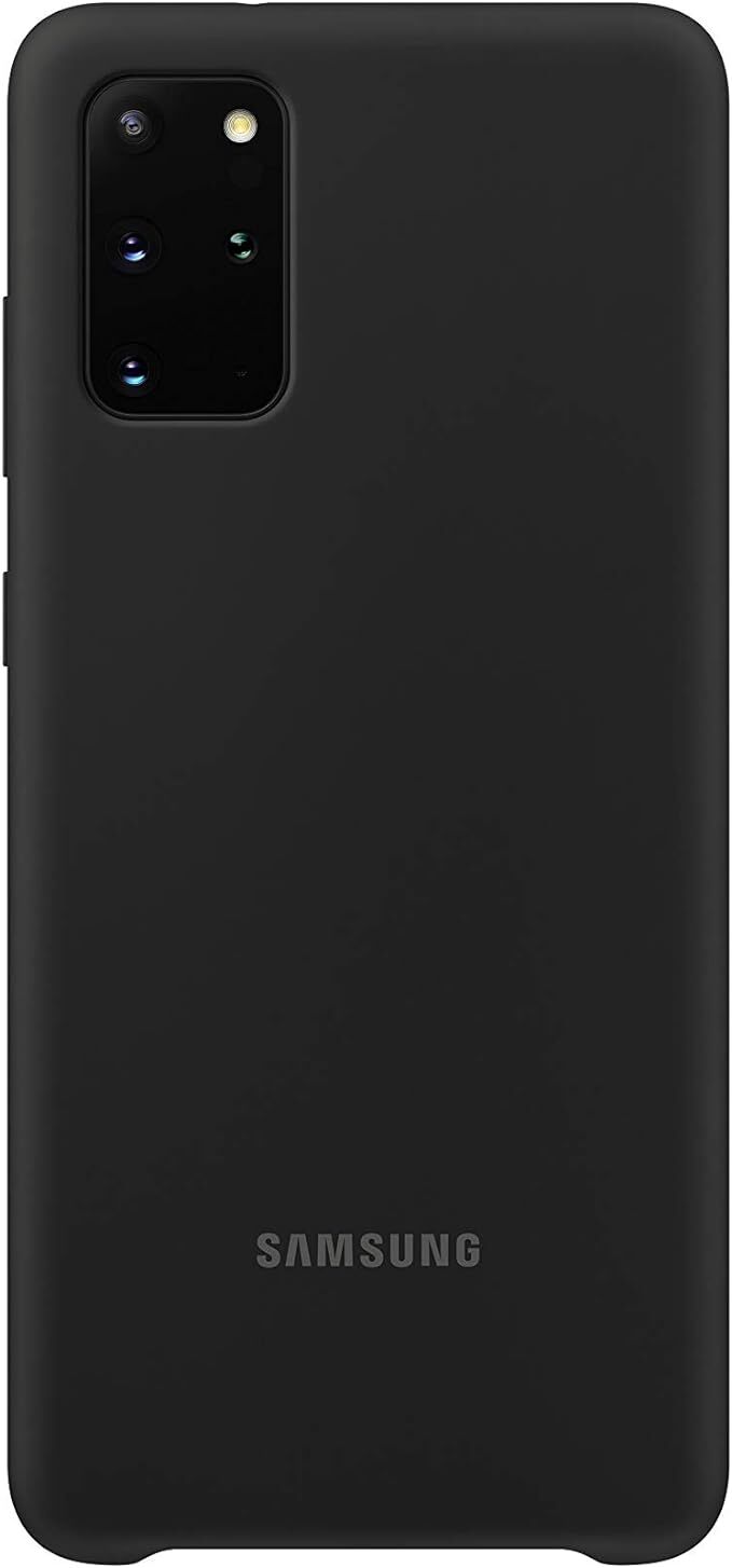 Samsung Galaxy S20+ Plus Case, Silicone Back Cover – Black (US Version).