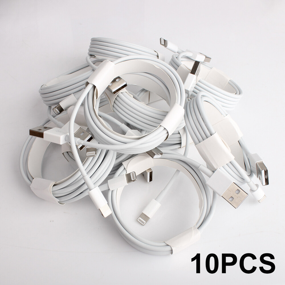 10 Pack 3/6FT OEM Original Fast Charger Cable Cord For iPhone X 11 12 13 14 Pro