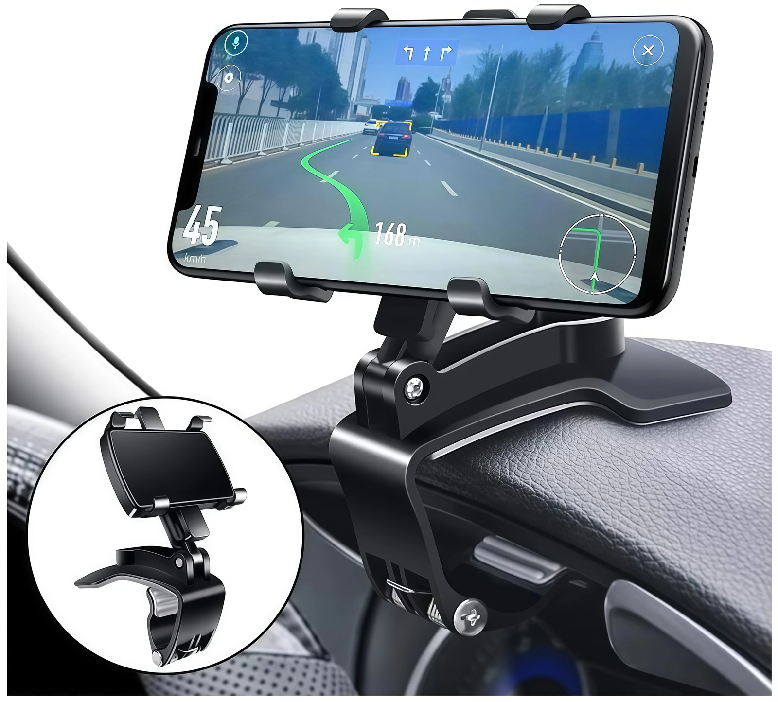 360° Universal Mount Holder Car Stand Windshield For Mobile Cell Phone GPS US