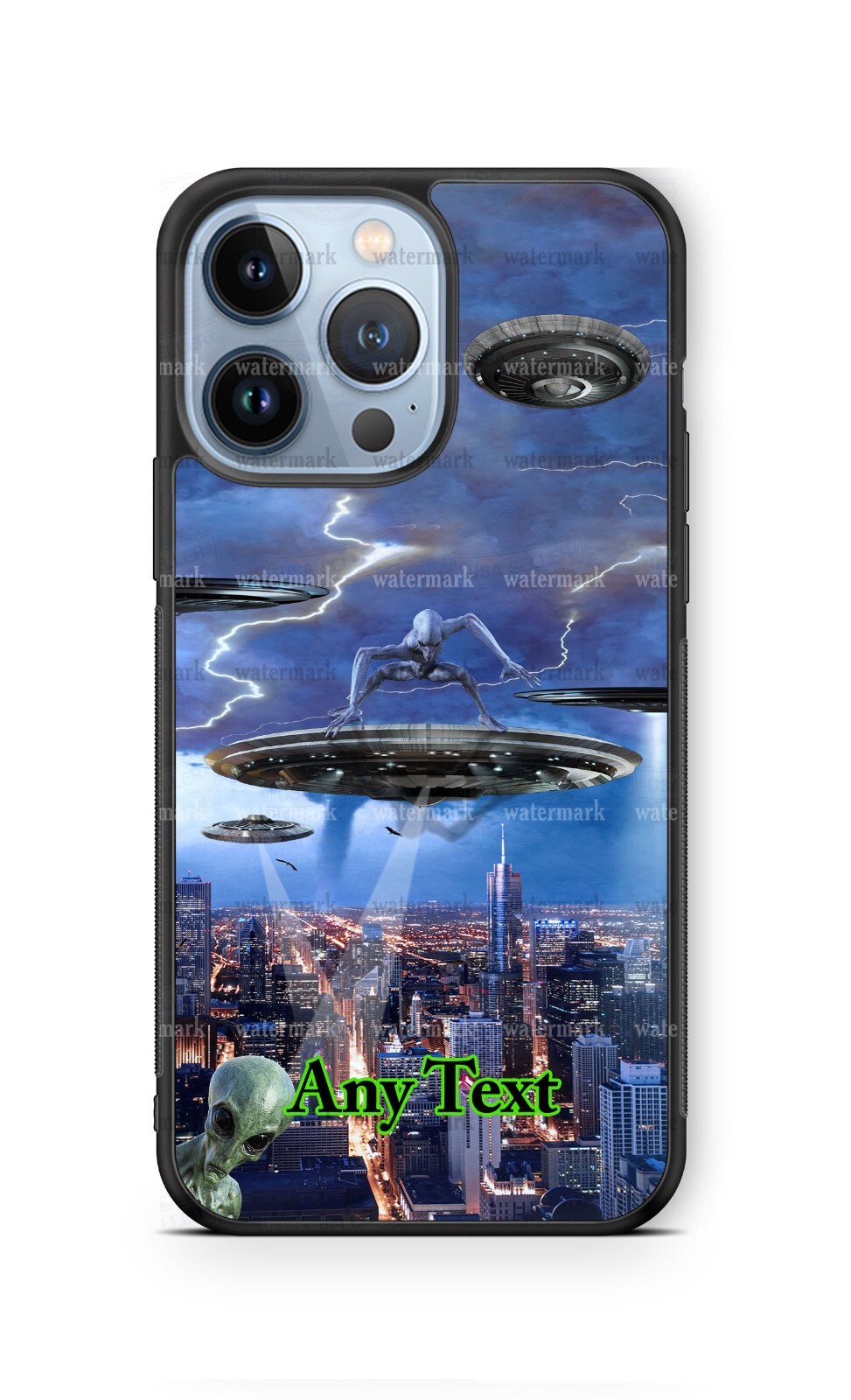 Alien Extraterrestrial Invasion on USA SciFi Personalized Phone Case for Samsung