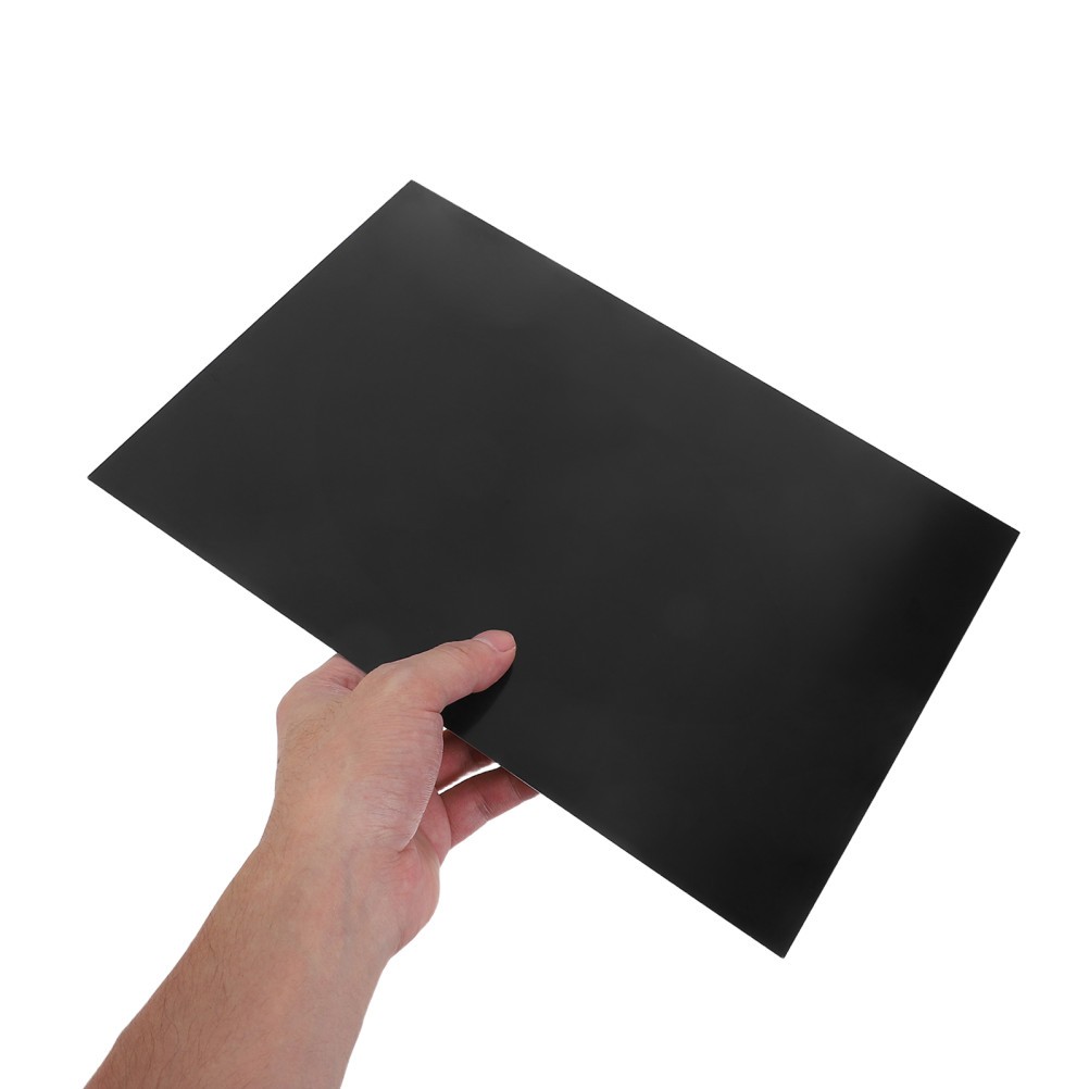 3 Pcs Name Plate Engraving Blanks Aluminium Sheet Aluminum Black Signs Plates