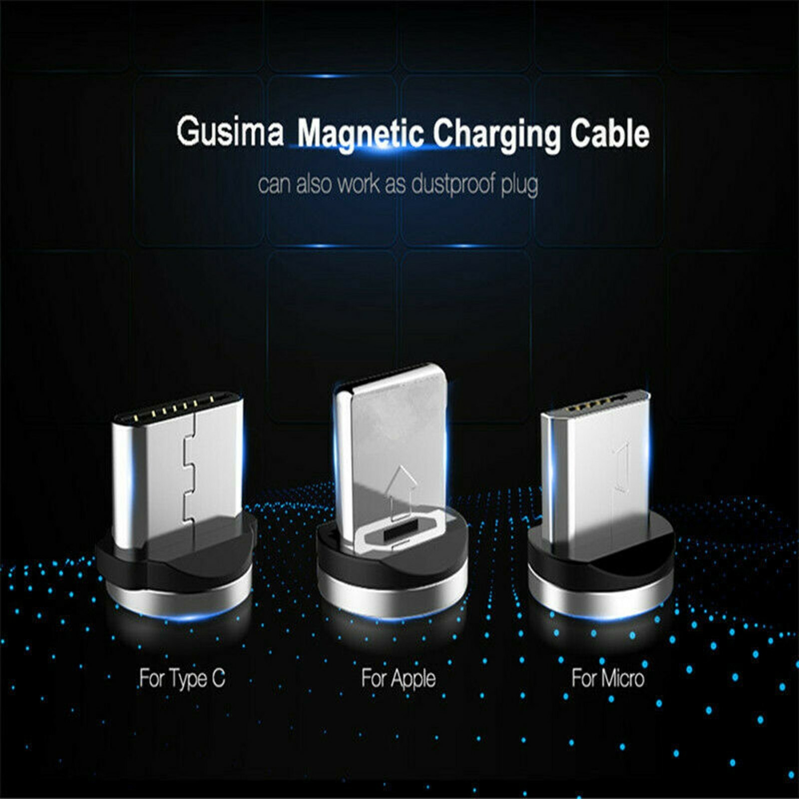 3 in 1 Fast USB Charging Cable Universal Multi Function Cell Phone Charger Cord
