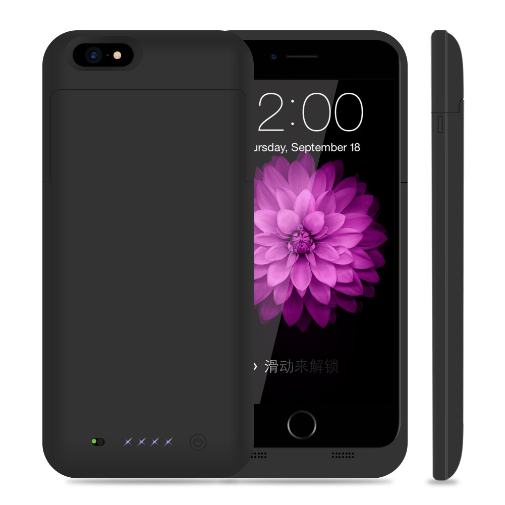 For iPhone 8 7 External Battery Case Fast Charger Power Bank Charging Cover
