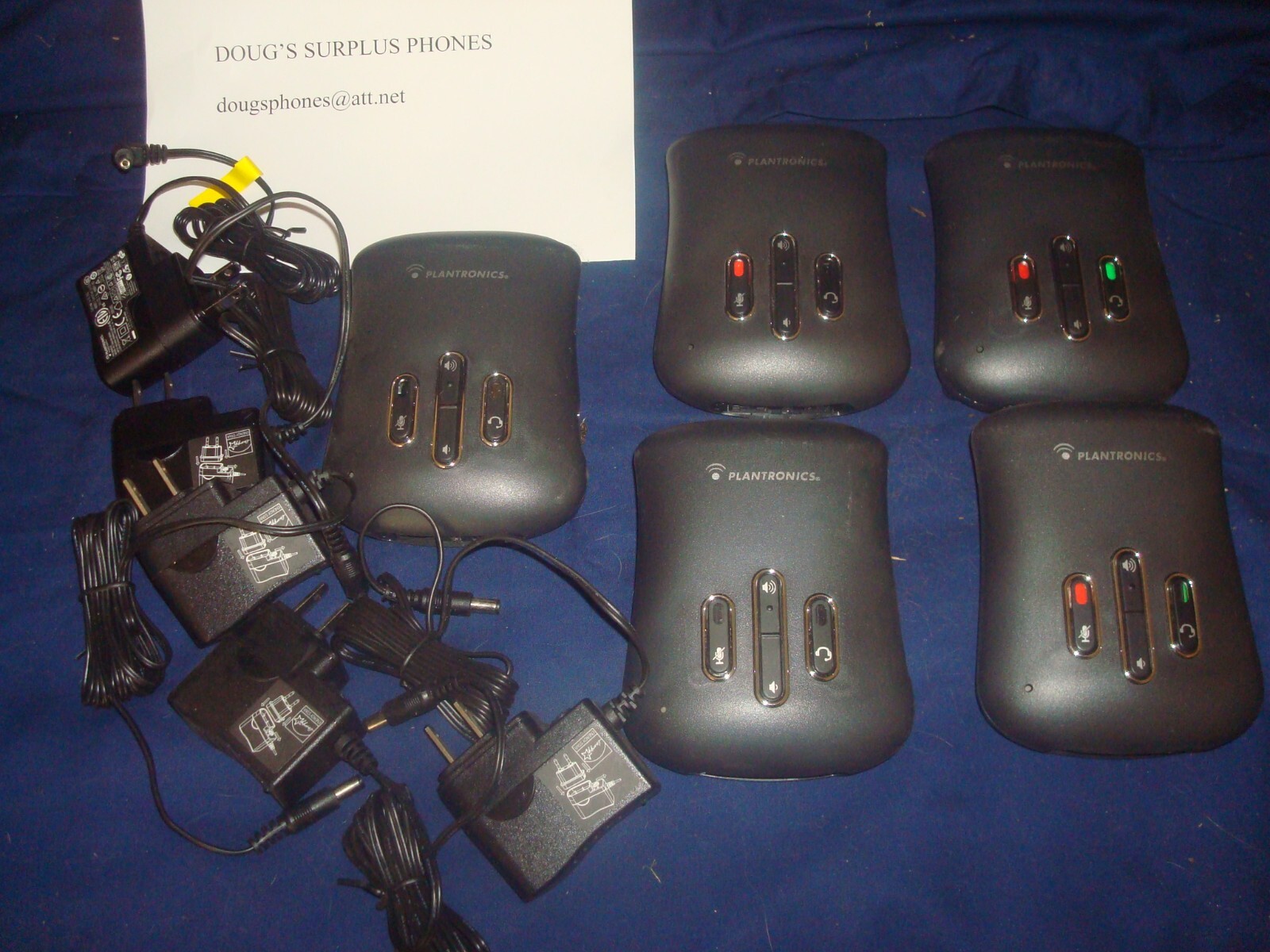 5 PLANTRONIC AP15 with power suppluy yes 5 one price