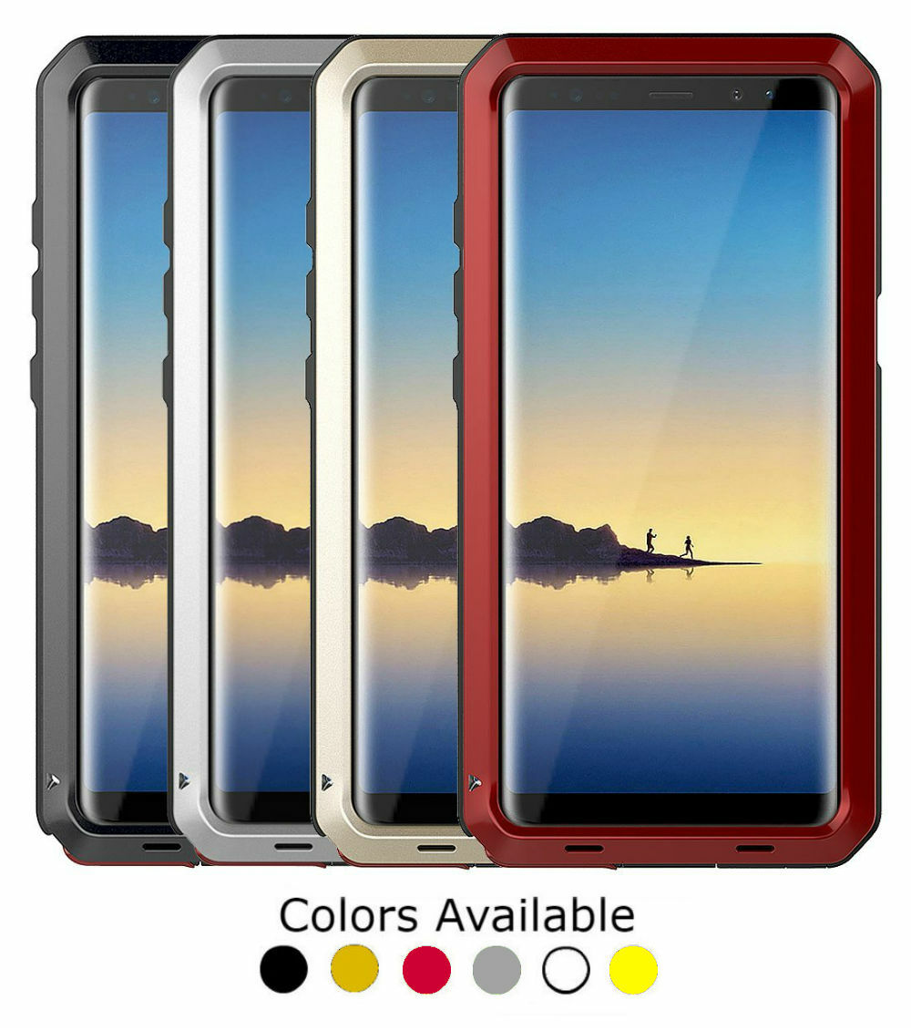 For Samsung Galaxy S24 S23 S22 S21 S20 S10 Note Metal Aluminum Heavy Duty Case