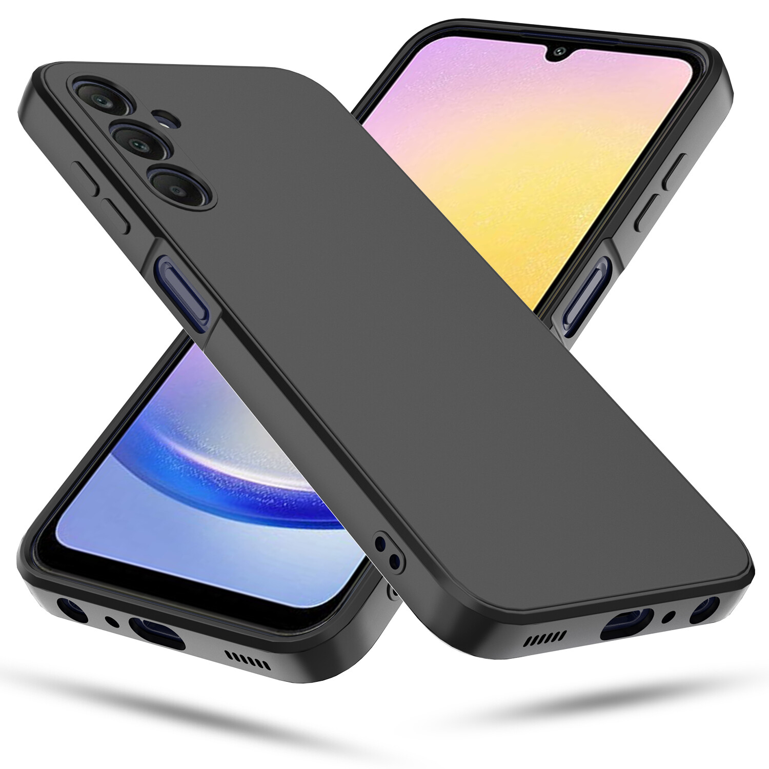 For Samsung Galaxy A25 A15 A55 5G Liquid Silicone Case Shockproof Rugged Cover