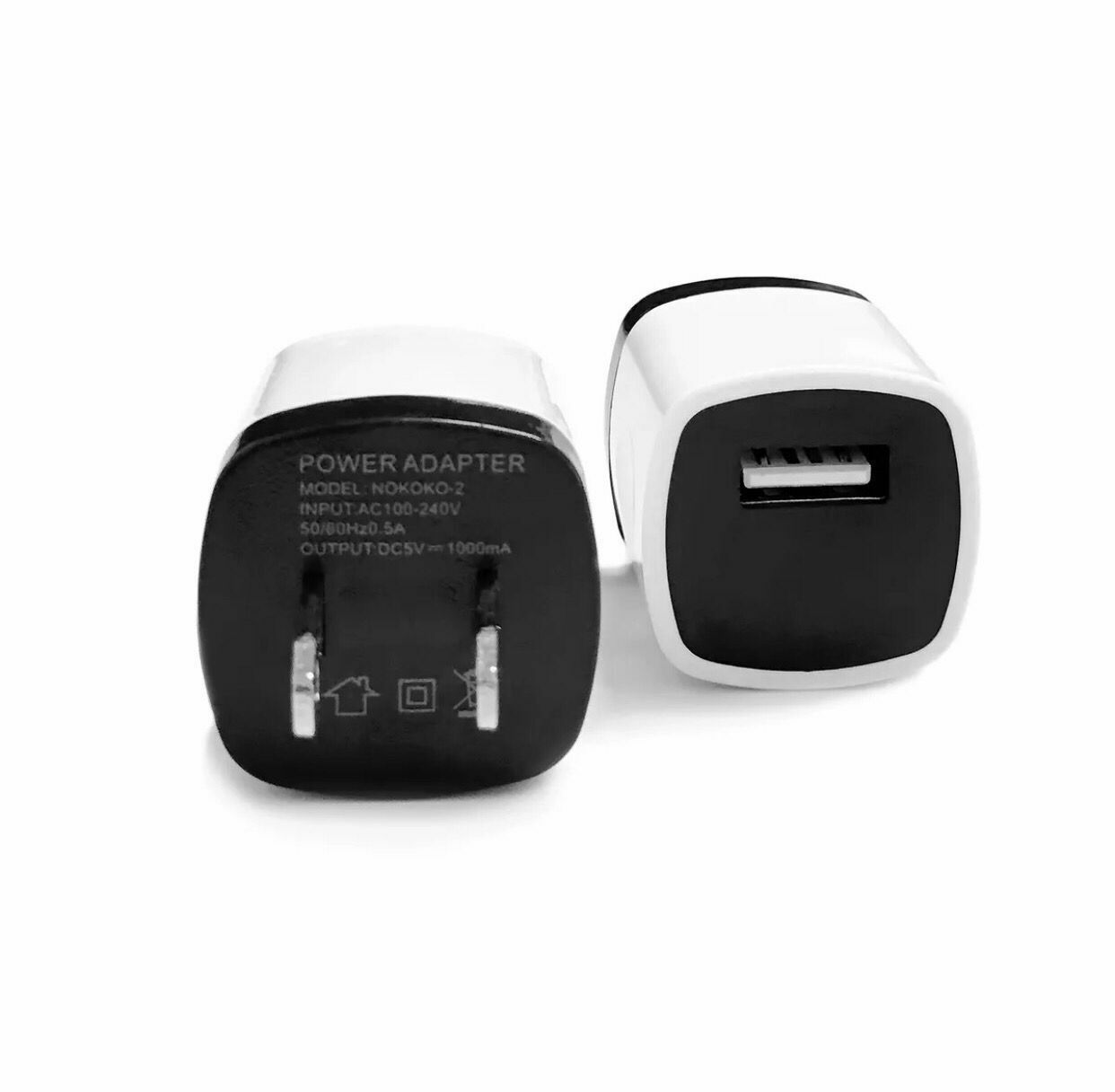 100x Lot 1.0A USB Home Adapter Wall Charger Universal Plug FOR iPhone/Samsung