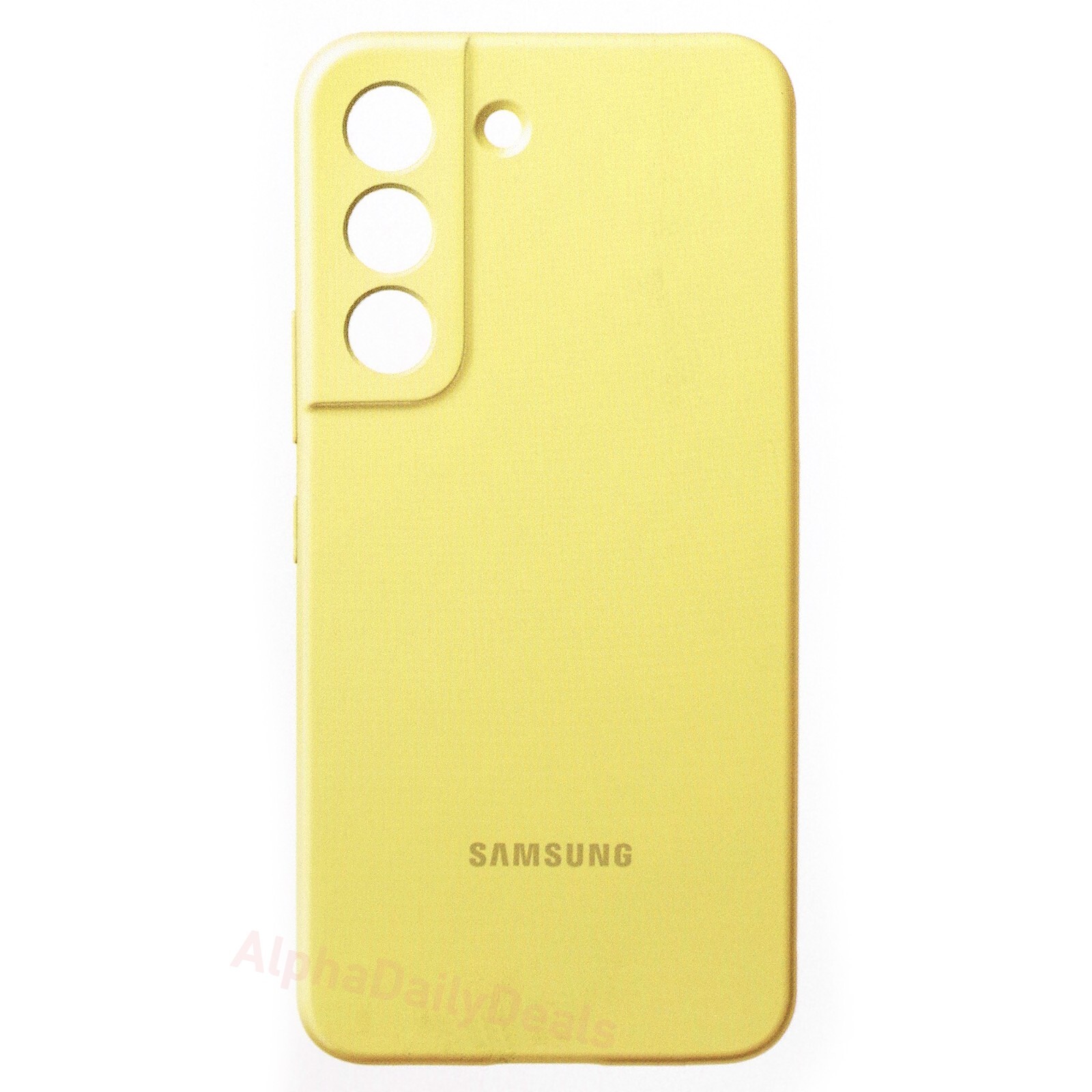 Genuine Samsung Galaxy S22 Silicone Cover Case Butter Yellow