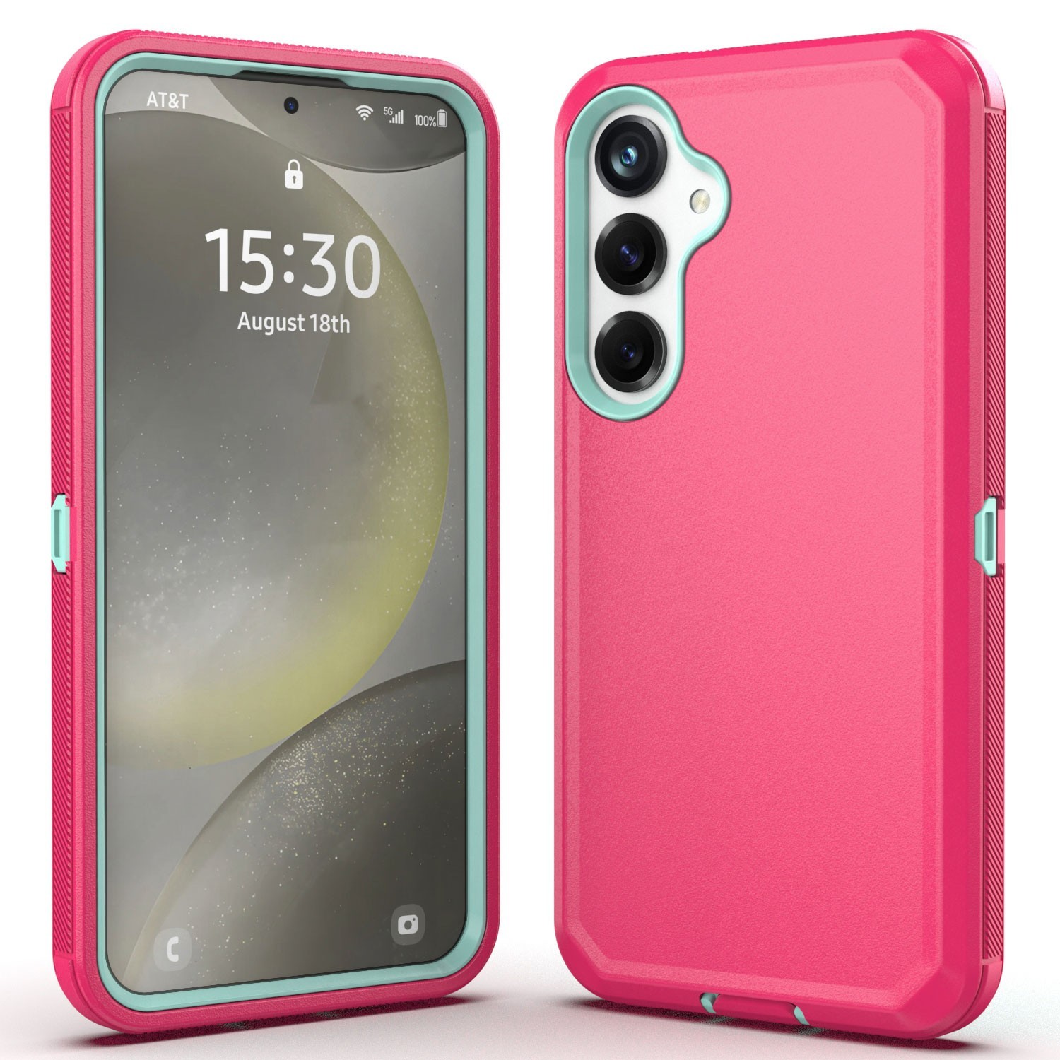 For Samsung Galaxy S24 Plus S24+ Heavy Duty Phone Case Rugged Cover 3in1 Layers