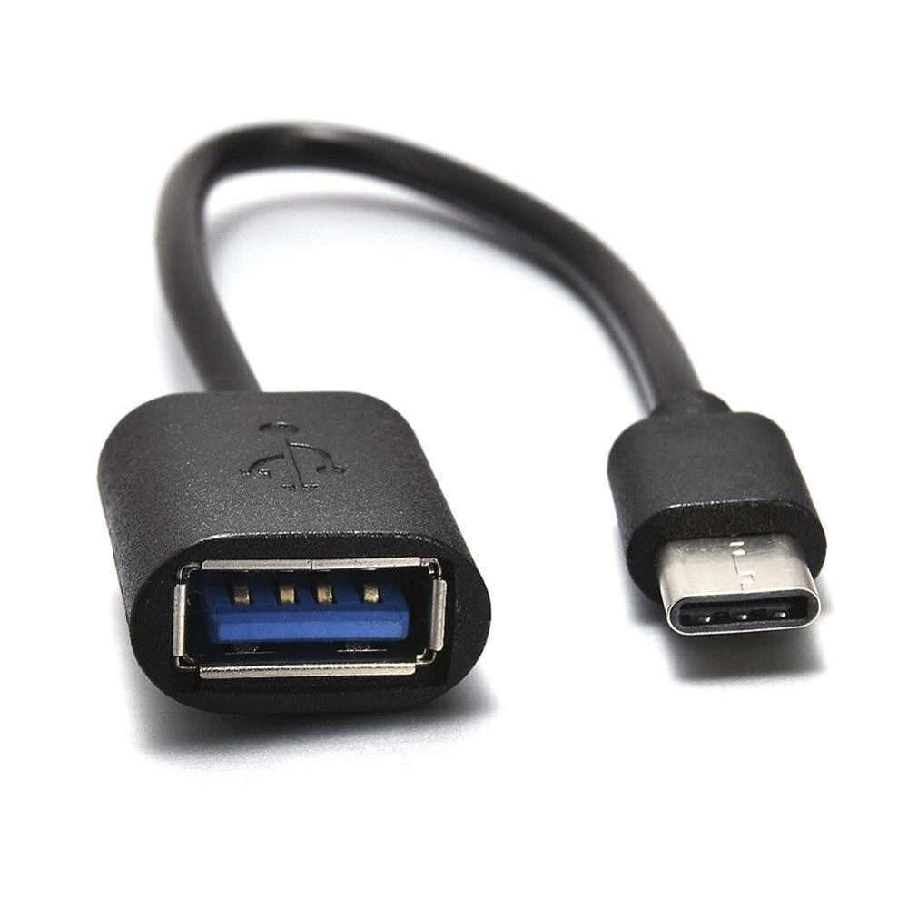 USB-C 3.1 Type C Male to USB 3.0 Type A Female OTG Adapter Converter Cable Black