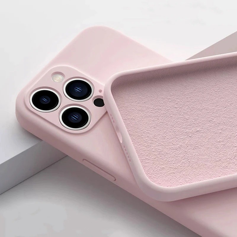 For iPhone 16 15 14 13 12 11 Pro Max XS X 8 7 SE Silicone Case Camera Lens Cover