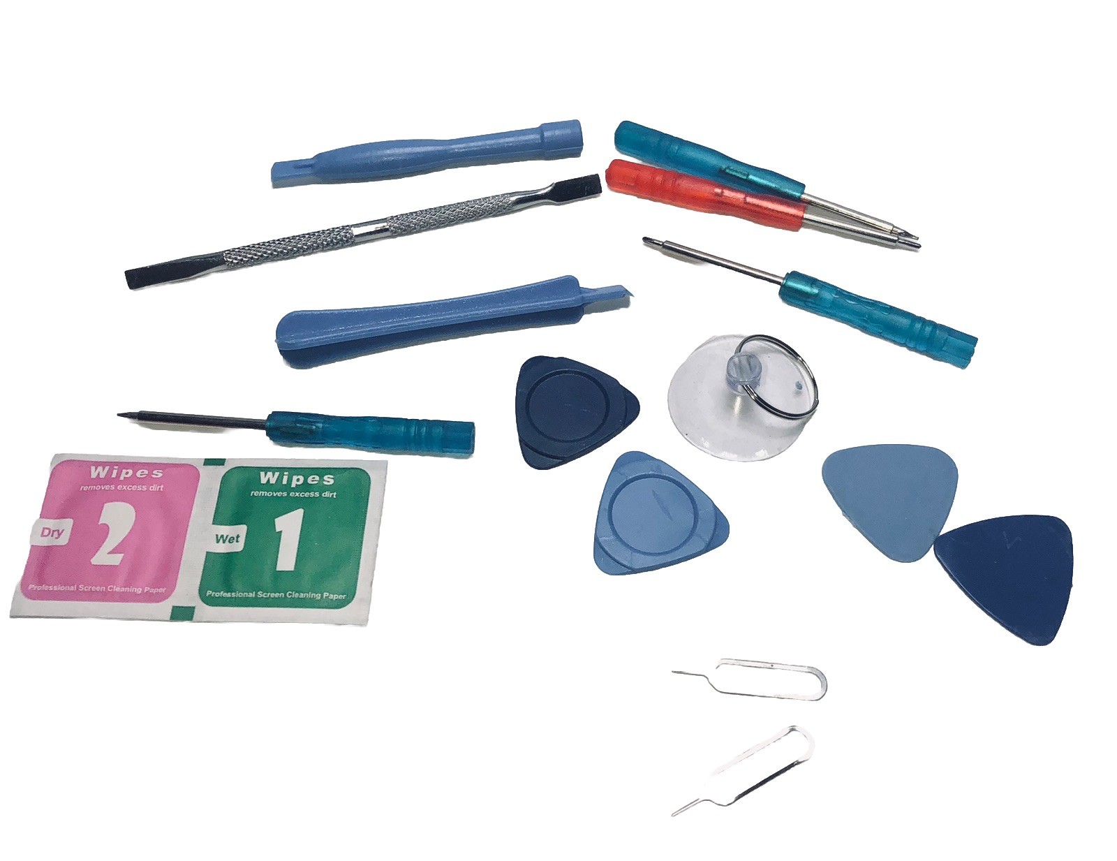 16 Pcs Pry Toolkit Precision Tools Set Technician Phone Screen Replacement Kit